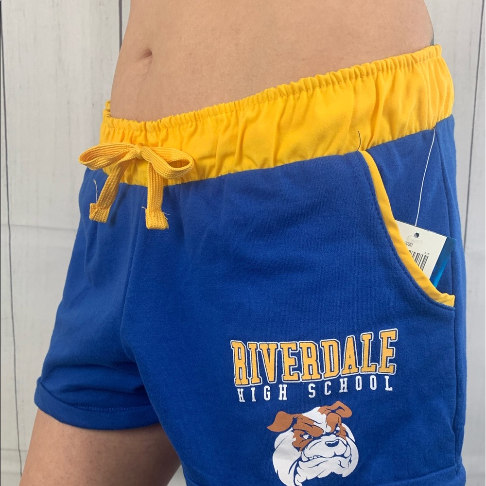 Riverdale blue and gold pj shorts